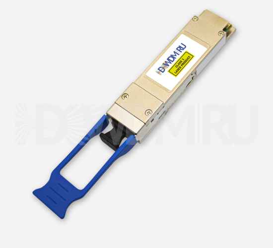 Оптический QSFP+ модуль одномодовый, 40Гб/с, 2км, 1310нм, MPO, DDM - ДВДМ.РУ (DSO-16-3D)