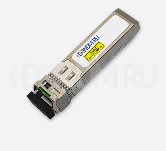 Оптический SFP+ модуль одноволоконный одномодовый, 10Гб/с, WDM, 80км, 1550/1490нм, 1xLC, DDM - ДВДМ.РУ (DSO-10-8D)