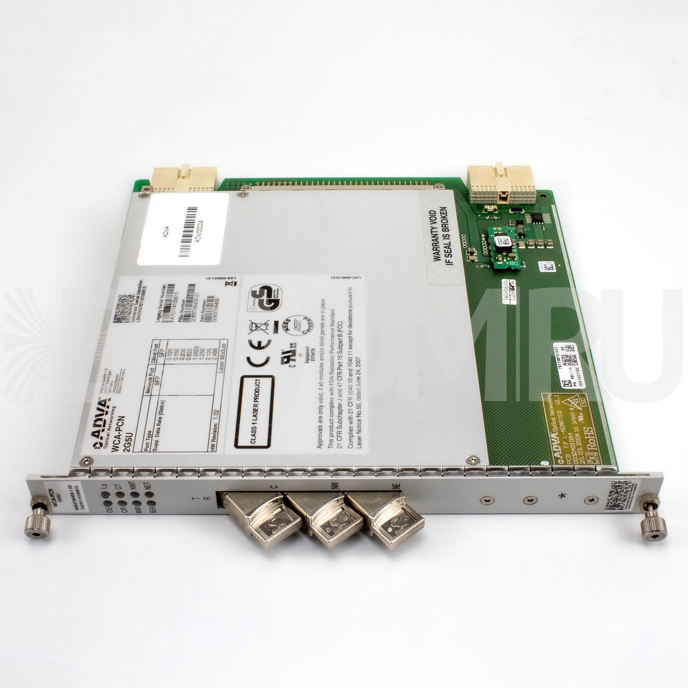 WCA-PCN-2G5U 2.5G Channel Card ADVA Optical pn