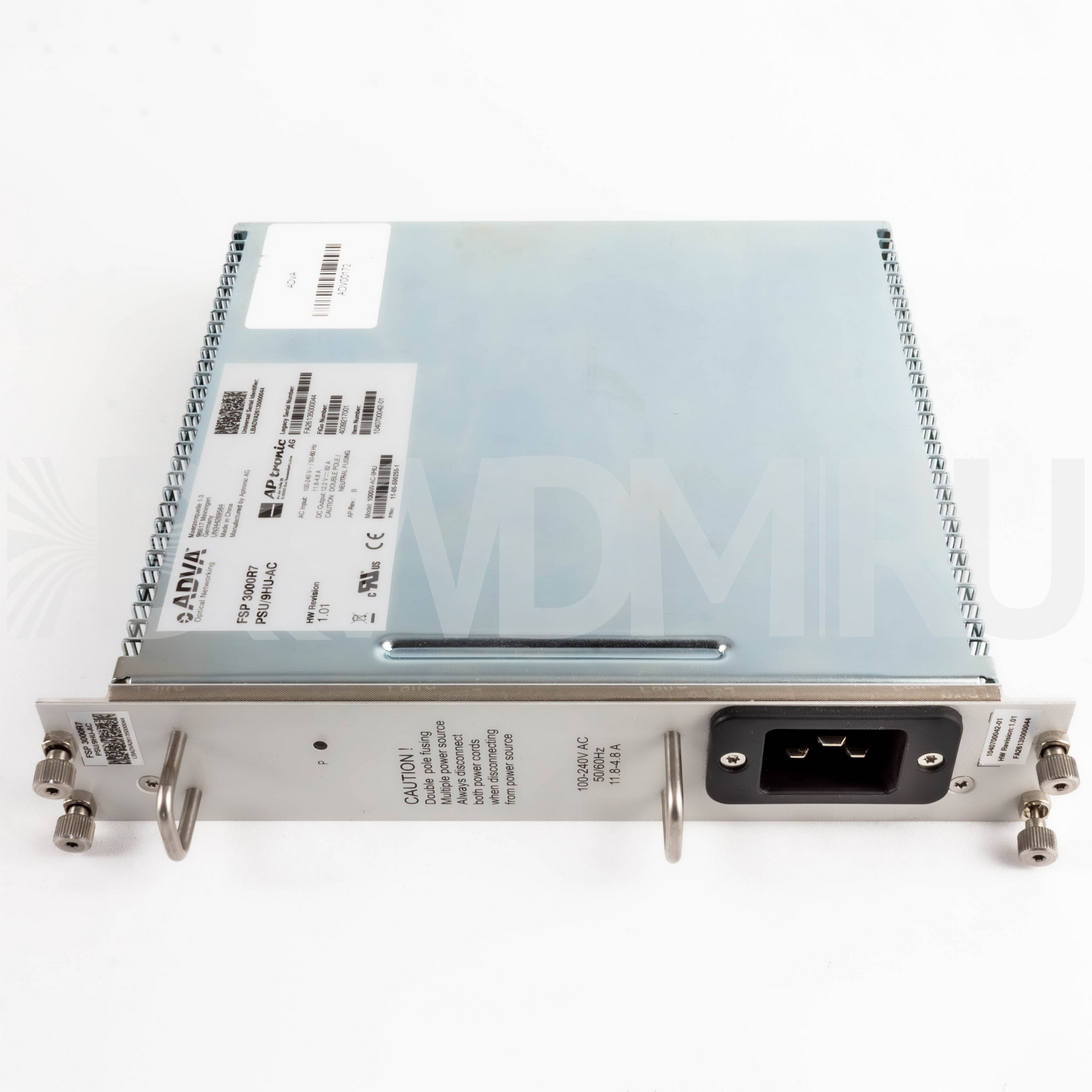 PSU/9HU-AC Power Supply Module (1000W) AC for SH9HU ADVA Optical pn