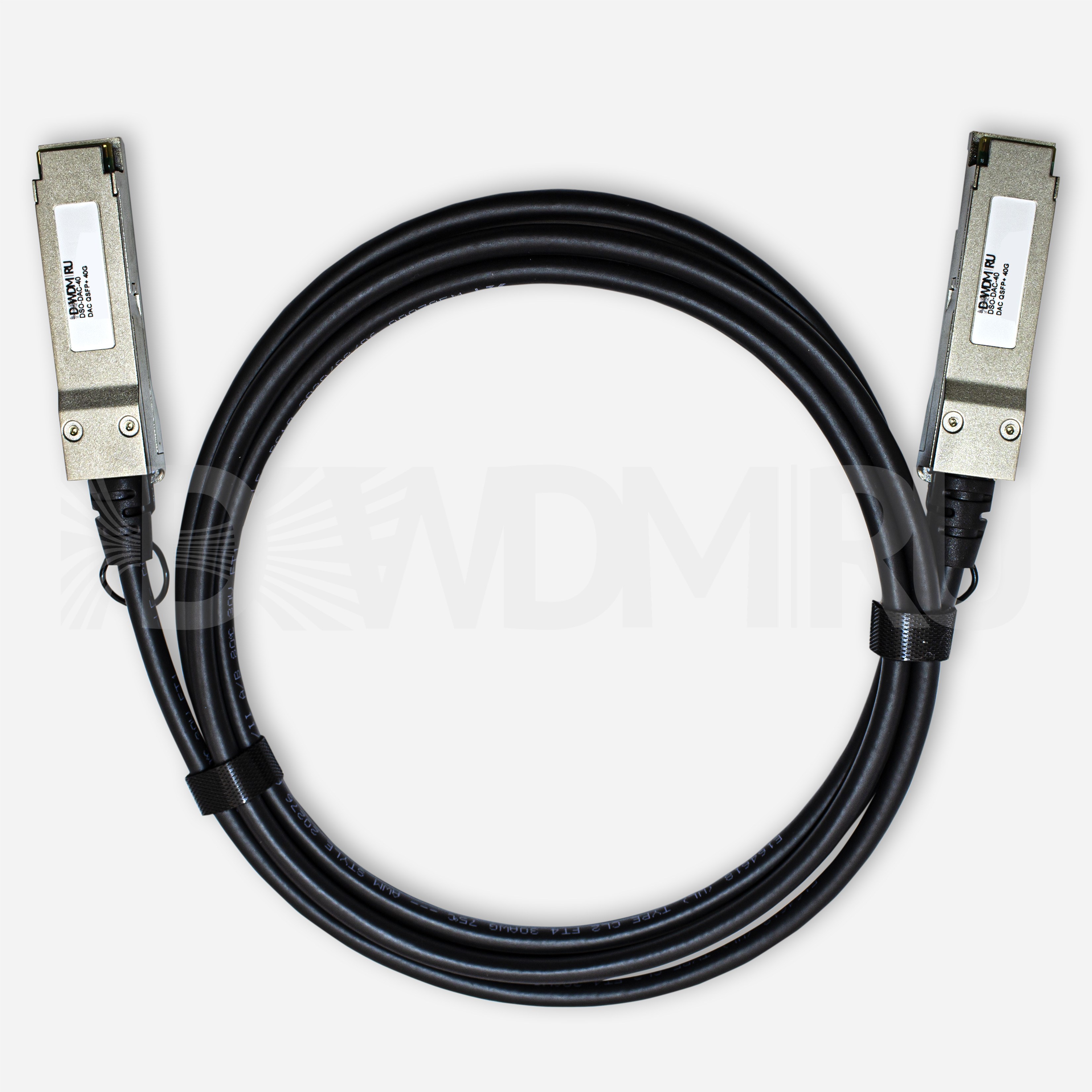 Edge-Core совместимый кабель Direct Attached (DAC), QSFP+, 30AWG, 40 Гб/с, 1 м